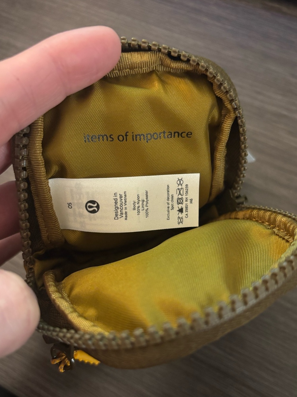 Lululemon Nano Clip On City Mini Backpack in Brown / Tan New with Tags - Picture 9 of 10